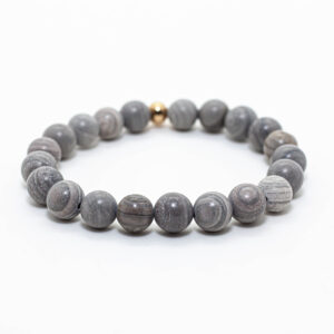 Pulsera de Jaspe línea de plata