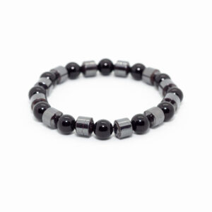 Pulsera de Hematita y Ónix